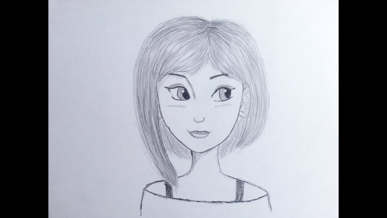 رسومات بنات سهله - اسهل رسوم انمى بنات 1025 2