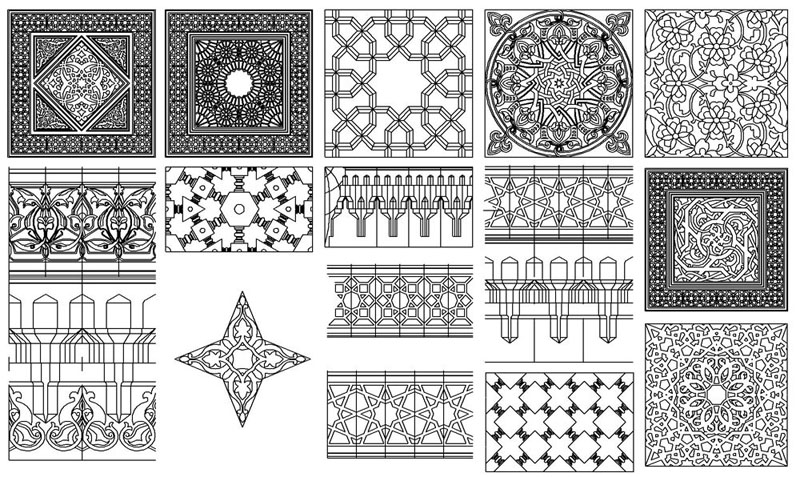 زخرفة هندسية - صور زخاف هندسية رائعة 3388 7