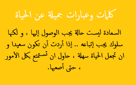 كلمات جميلة عن الحياة - اجمل كلمات عن التجارب الحياتية 872 1