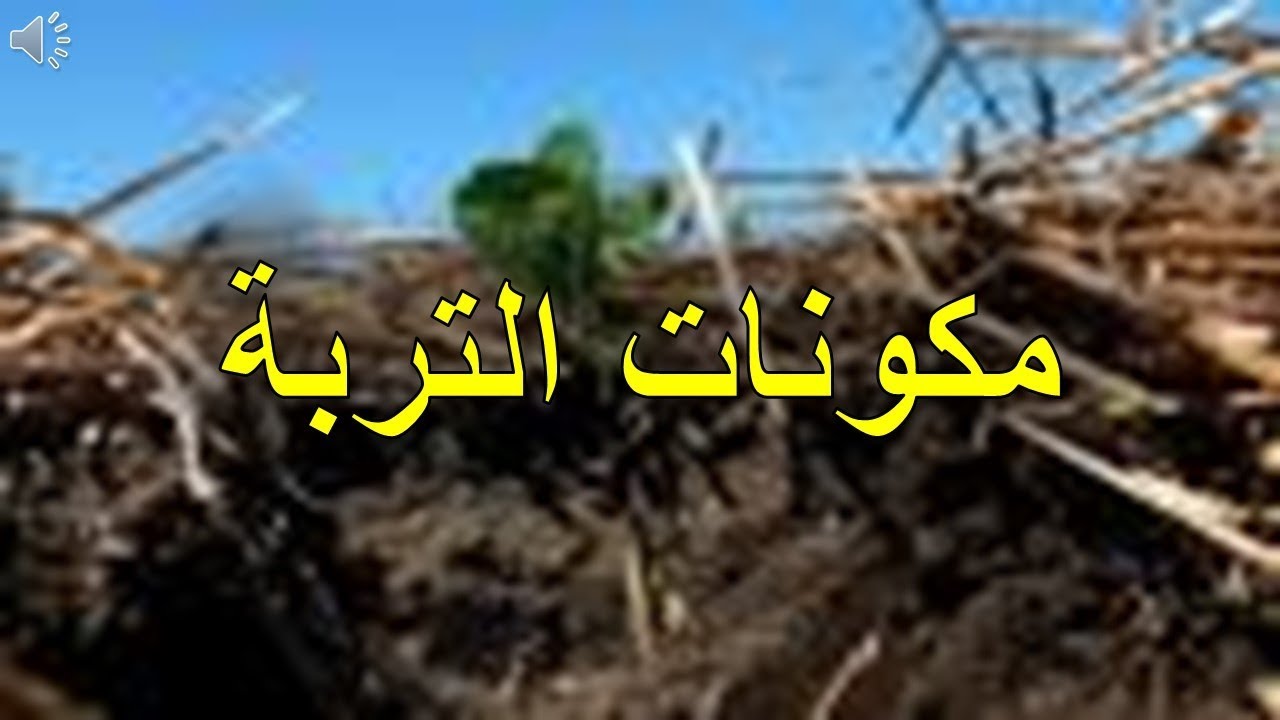 مكونات التربة - عناصر التربه وانواعها 5690 1